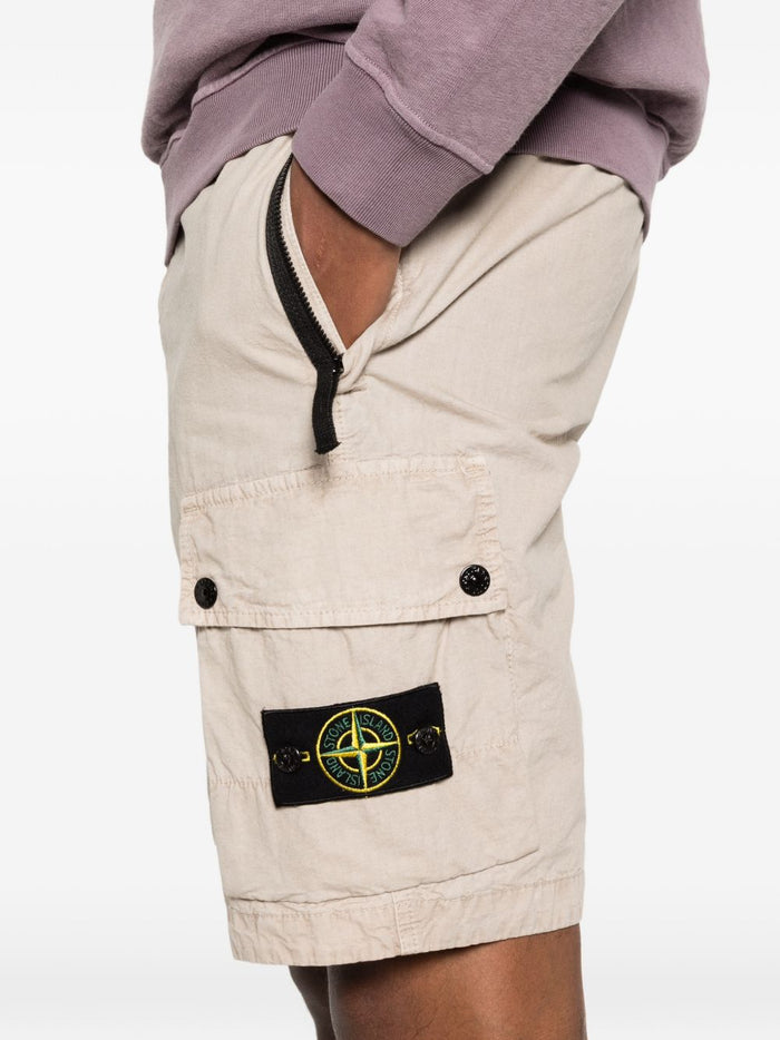 Stone Island Short Beige Uomo Cargo 4