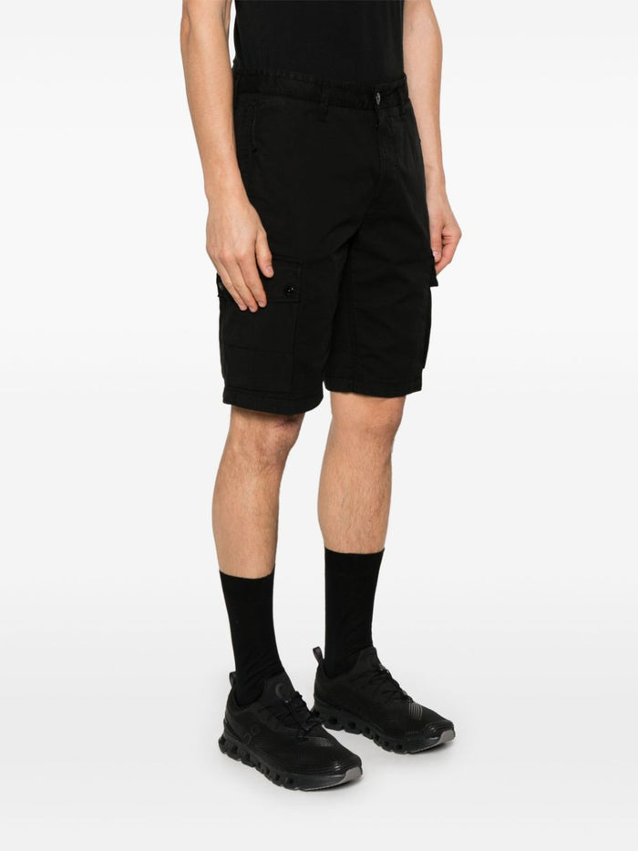 Stone Island Short Nero Uomo Cargo 2