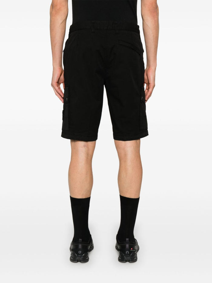 Stone Island Short Nero Uomo Cargo 4