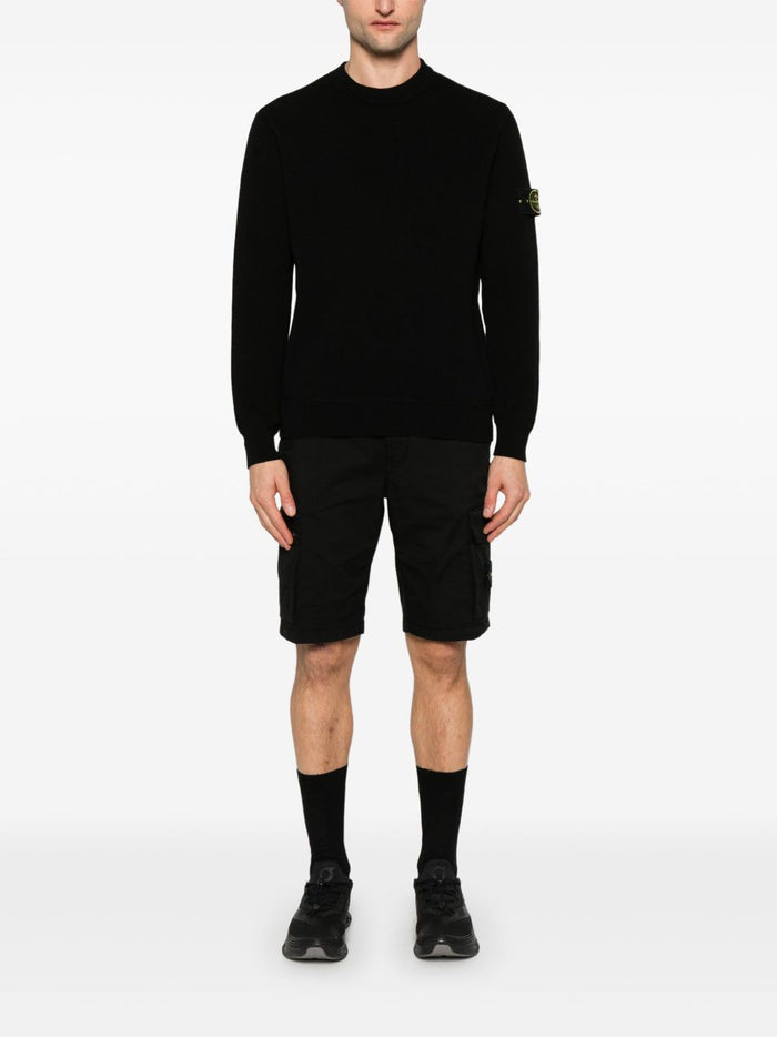 Stone Island Short Nero Uomo Cargo 5
