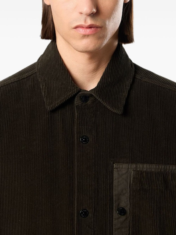 Stone Island Camicia Grigio Uomo 4