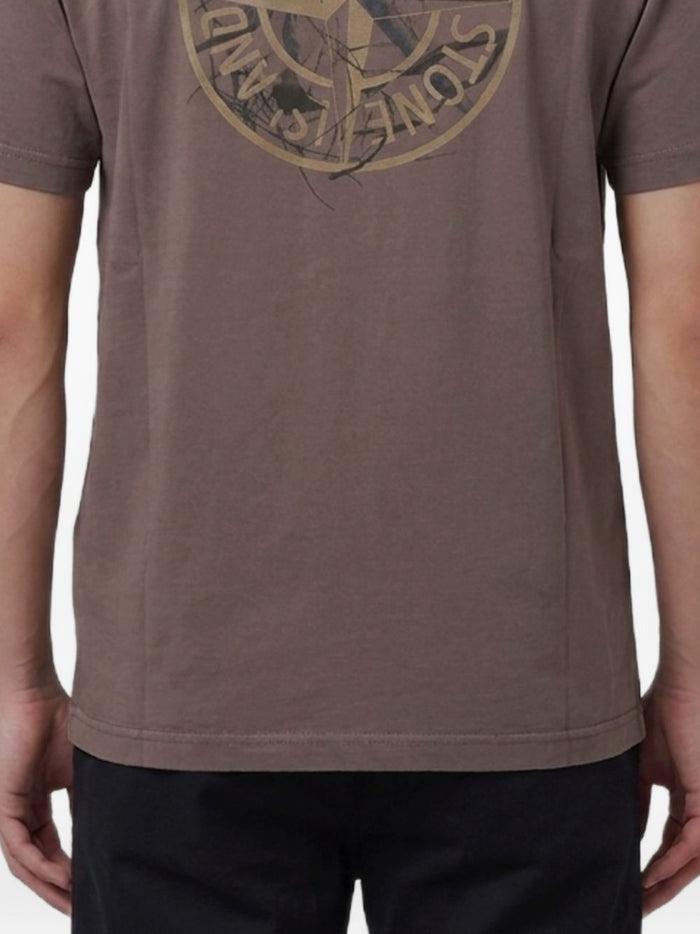 Stone Island T Shirt Viola Uomo 3