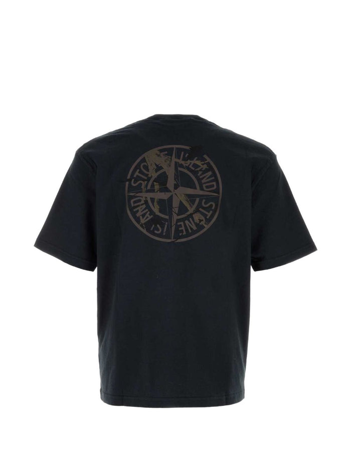 Stone Island T Shirt Blu Uomo 2