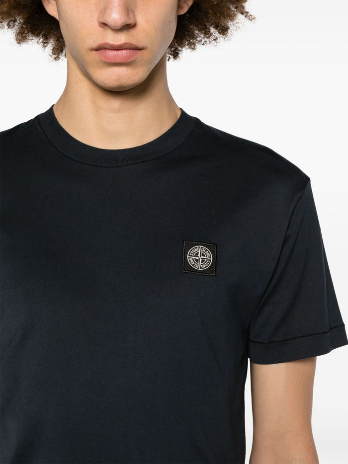 Stone Island T Shirt Blu Uomo 2