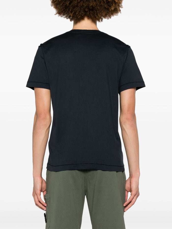Stone Island T Shirt Blu Uomo 3
