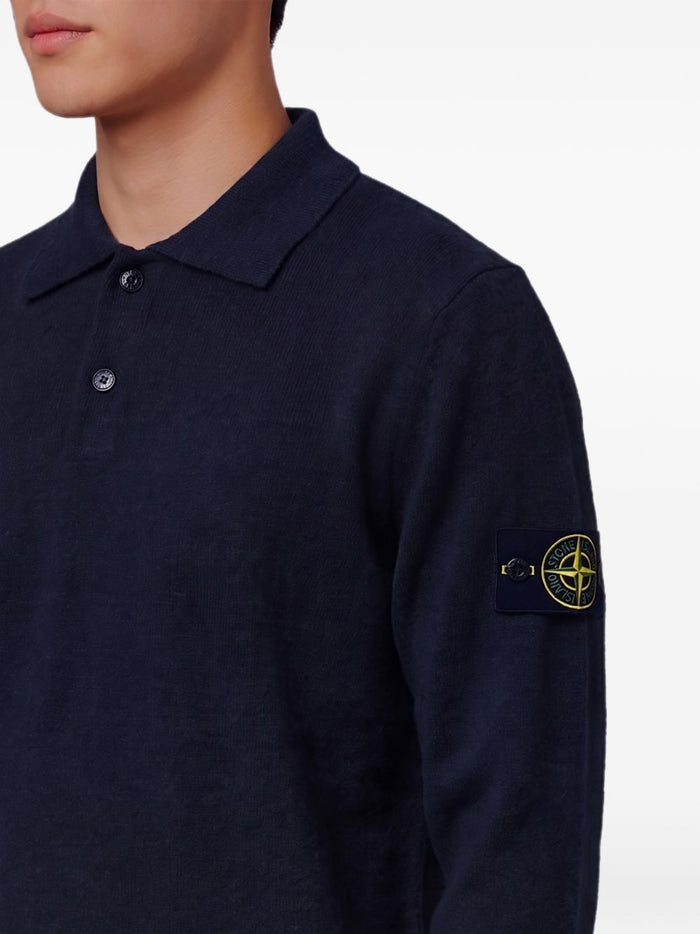 Stone Island Polo Blu Uomo 2