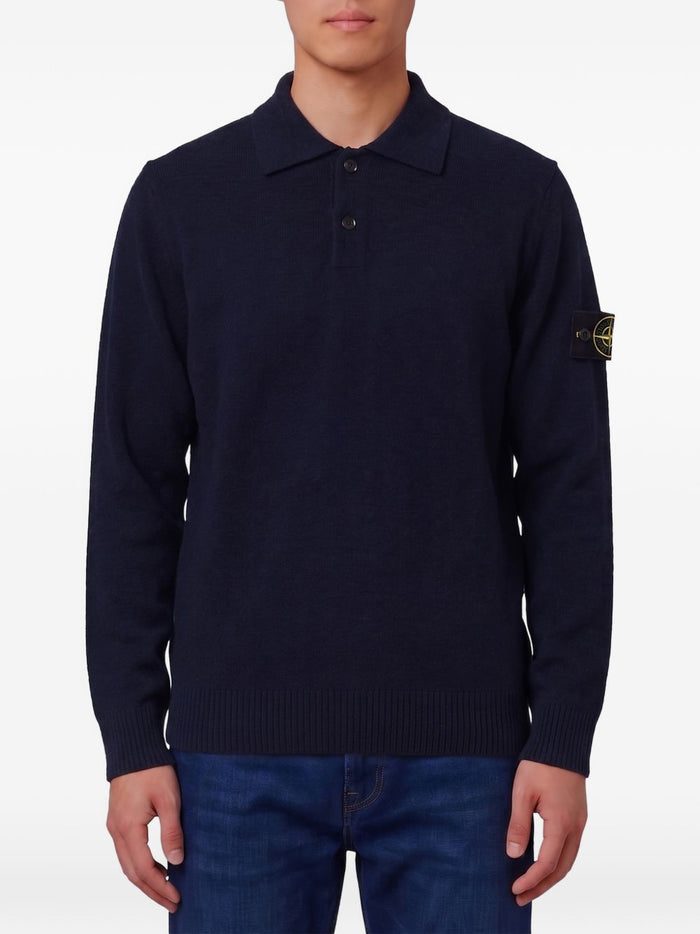 Stone Island Polo Blu Uomo 1