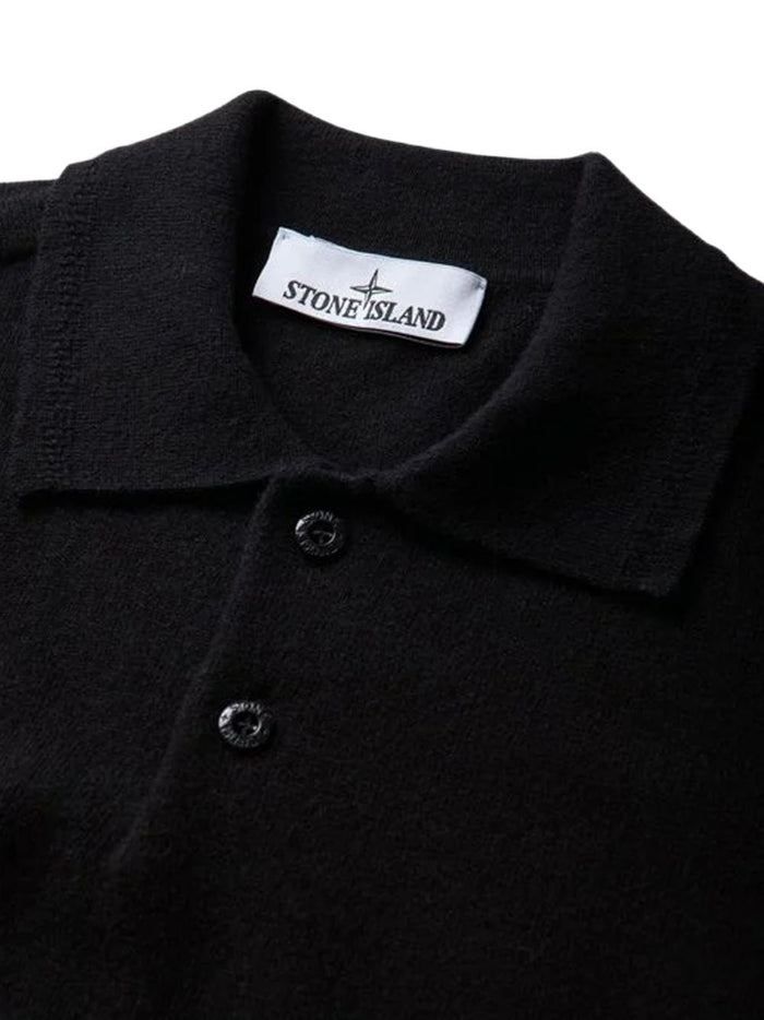Stone Island Polo Nero Uomo 2