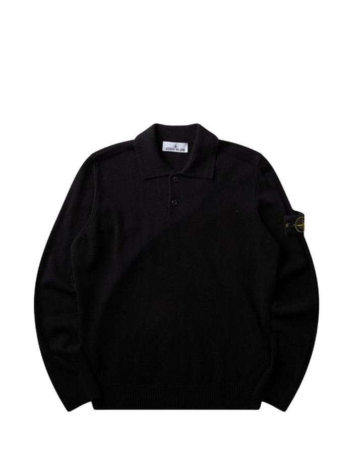 Stone Island Polo Nero Uomo 1