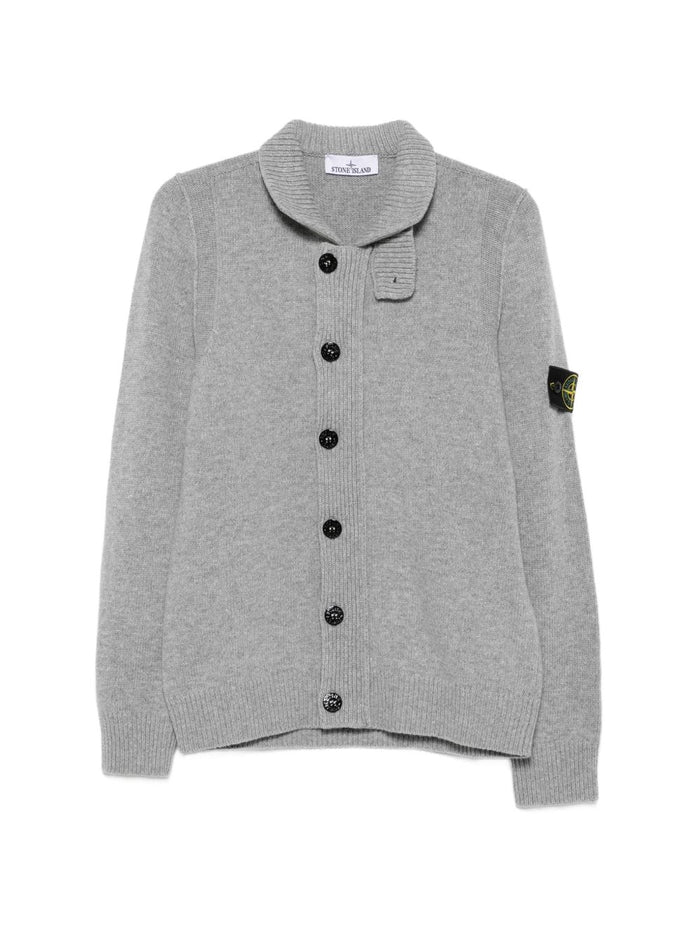 Stone Island Cardigan Grigio Uomo 1