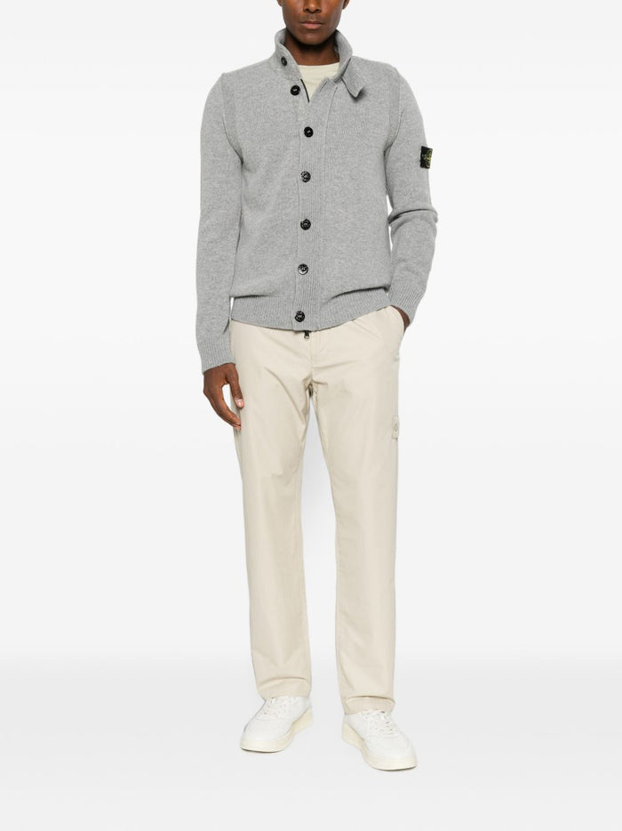 Stone Island Cardigan Grigio Uomo 2