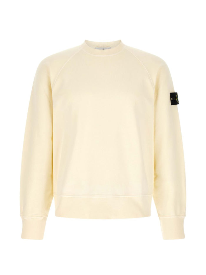 Stone Island Felpa Bianco Uomo 1