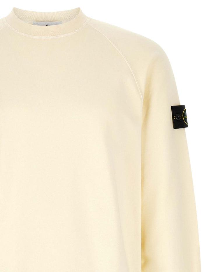 Stone Island Felpa Bianco Uomo 5