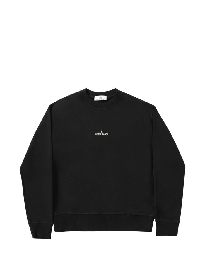 Stone Island Felpa Nero Uomo 1