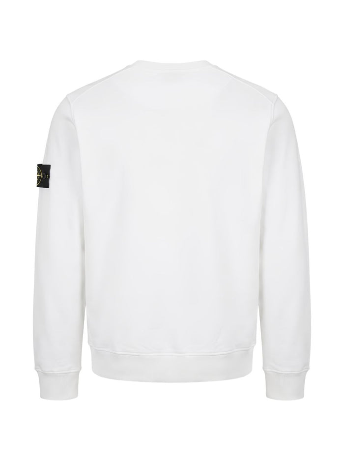 Stone Island Felpa Bianco Uomo 2