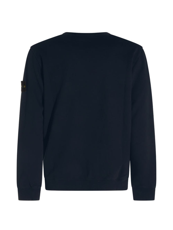 Stone Island Felpa Blu Uomo 4