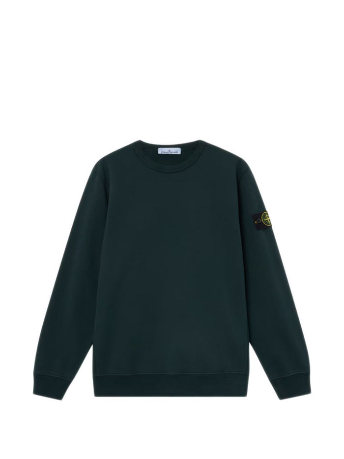 Stone Island Felpa Verde Uomo 1