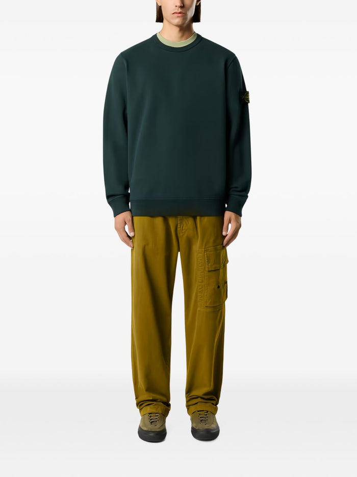 Stone Island Felpa Verde Uomo 3