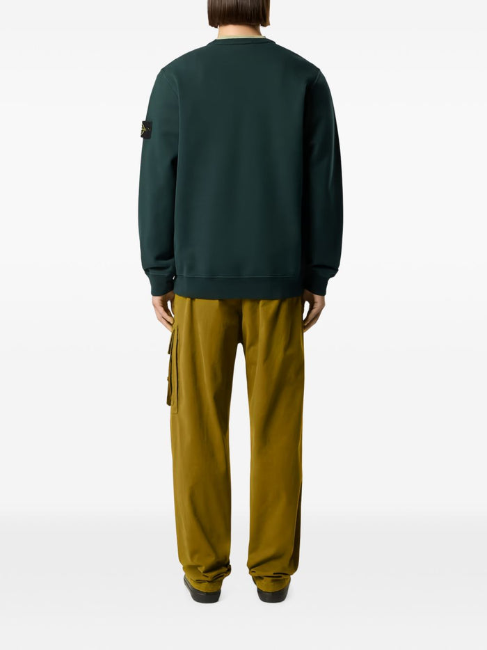Stone Island Felpa Verde Uomo 4