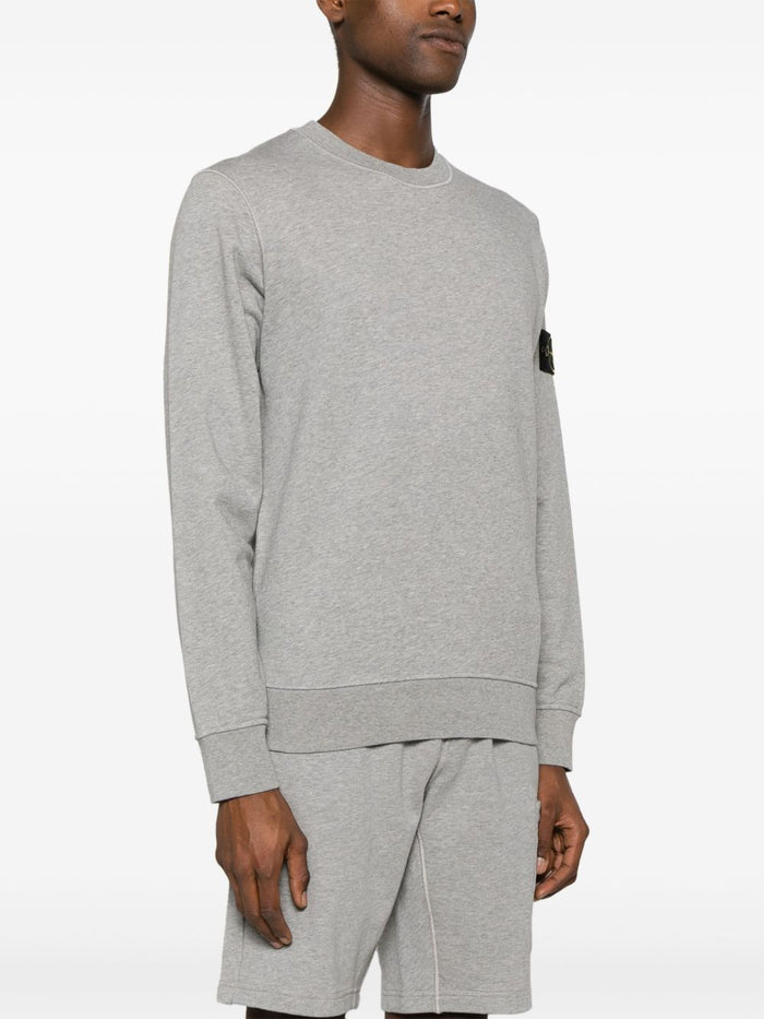 Stone Island Felpa Grigio Uomo 2