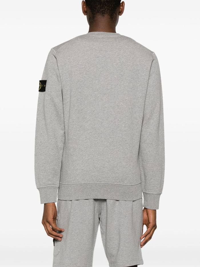 Stone Island Felpa Grigio Uomo 3