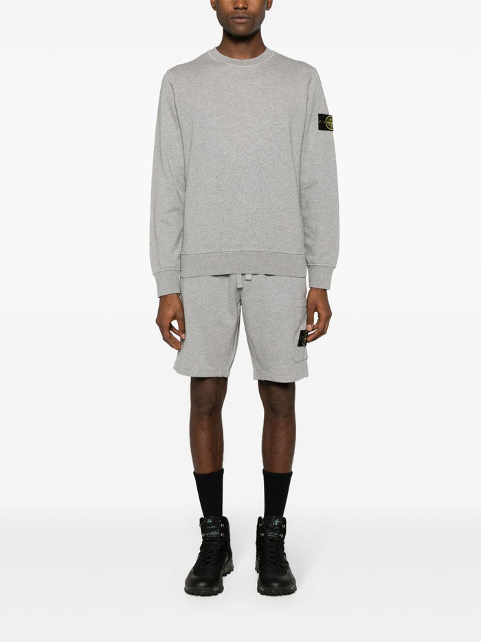 Stone Island Felpa Grigio Uomo 4