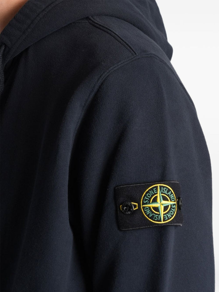 Stone Island Felpa Blu Uomo 4