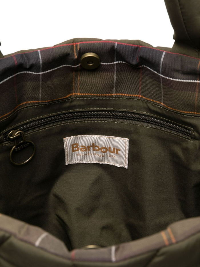 Barbour Damen – Gepolsterte Tasche in grün 4