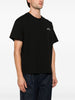 Les Deux Copenhague T-shirt Nero Uomo Ricamo Logo 2