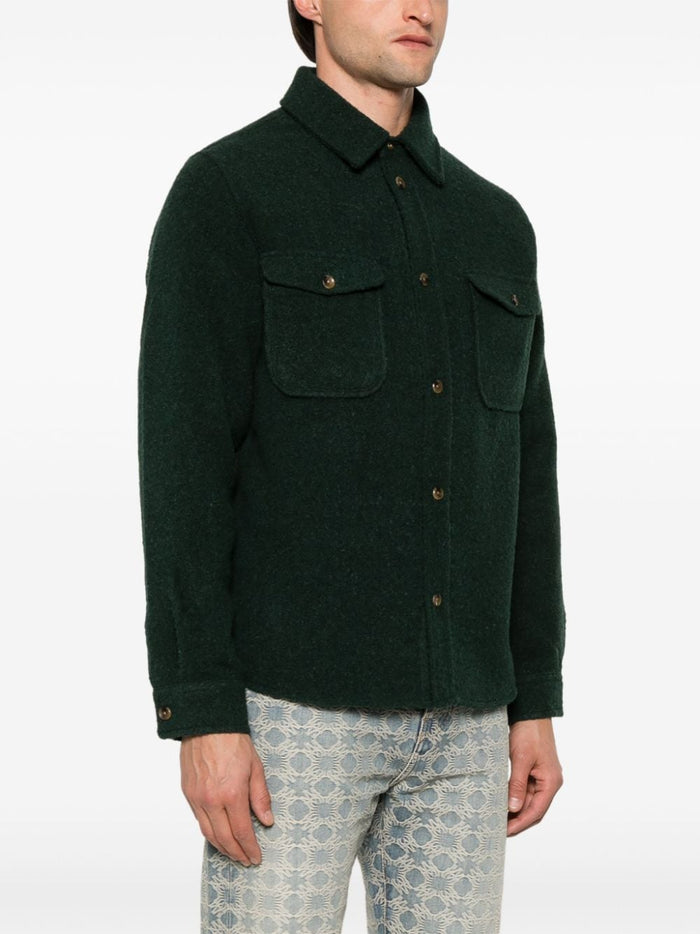 Les Deux Copenhague Camicia Verde Uomo 3