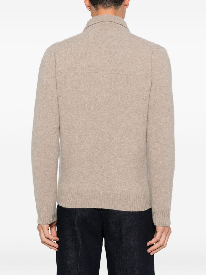 Luigi Gentile Herren Beige Pullover 5