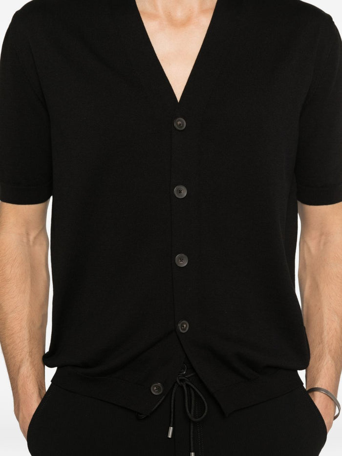 Luigi Gentile Cardigan Nero Uomo 3