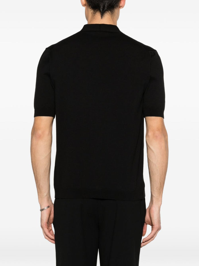 Luigi Gentile Cardigan Nero Uomo 5