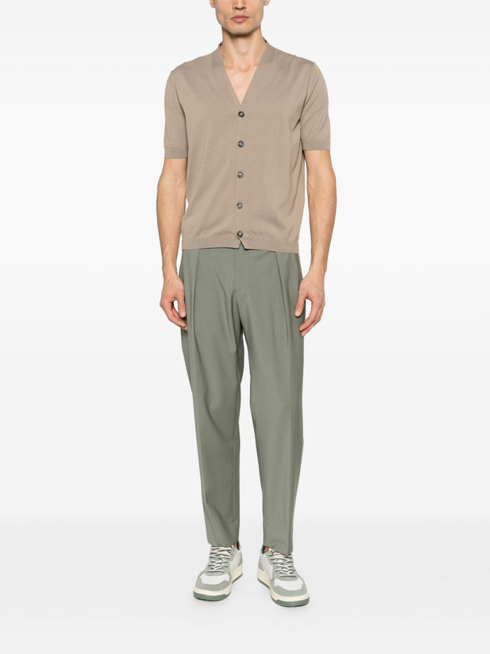 Luigi Gentile Cardigan Marrone Uomo 3