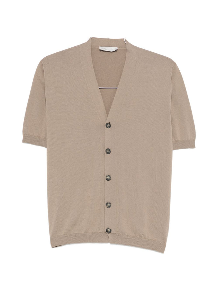 Luigi Gentile Cardigan Marrone Uomo 1