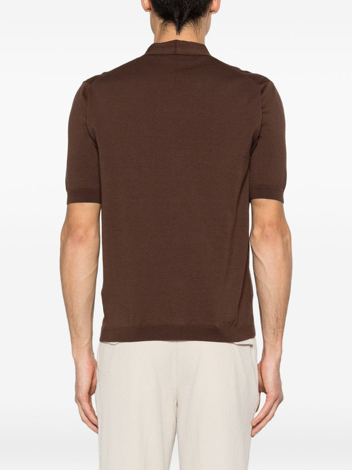 Luigi Gentile Cardigan Marrone Uomo 4