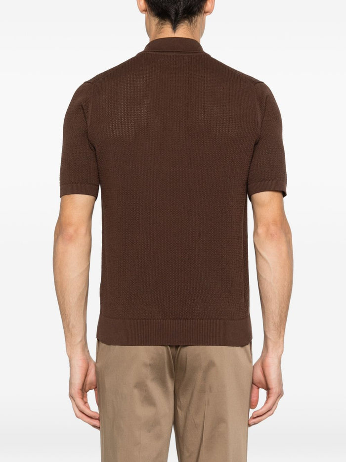 Luigi Gentile Polo Marrone Uomo 3