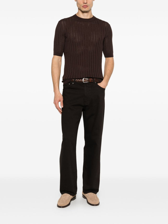 Luigi Gentile Maglia Marrone Uomo 2