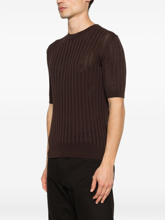 Luigi Gentile Maglia Marrone Uomo 3