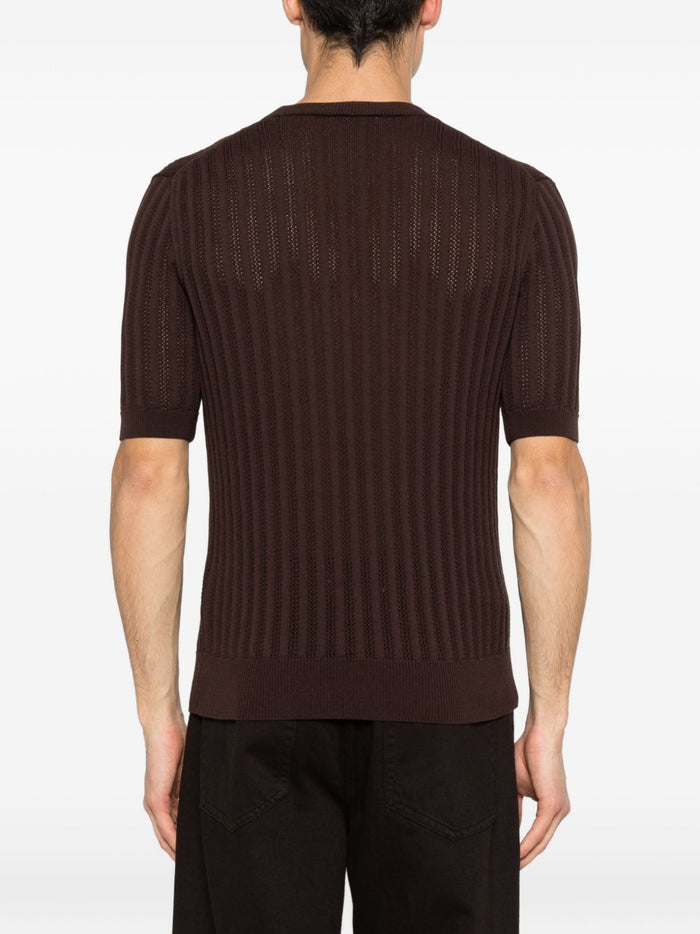 Luigi Gentile Maglia Marrone Uomo 5