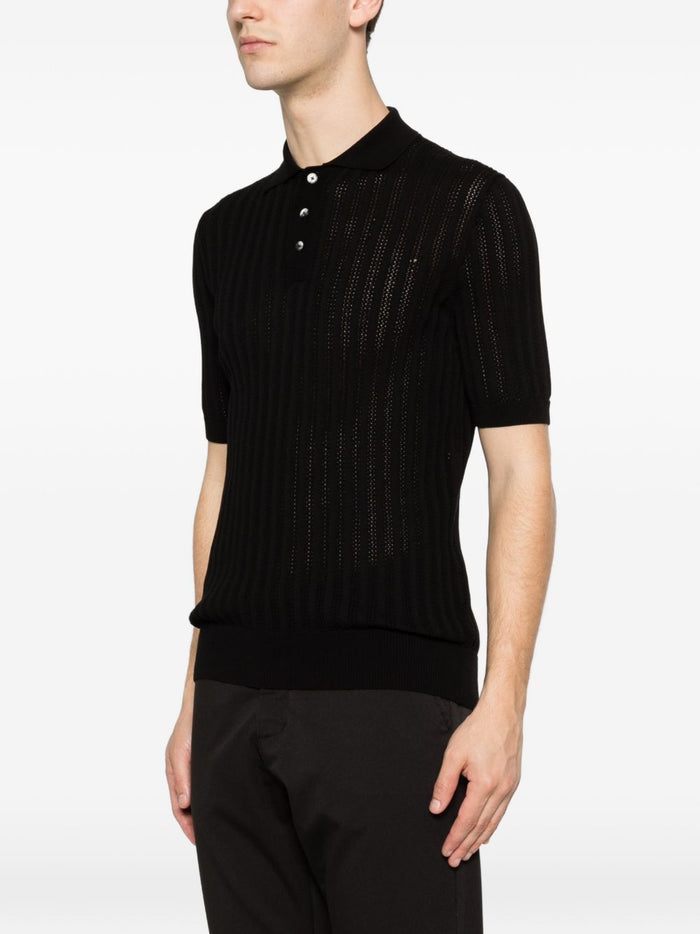 Luigi Gentile Polo Nero Uomo 5