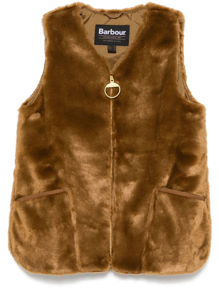 Barbour Gilet Marrone Donna Barn 5