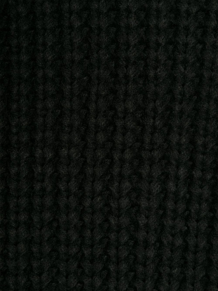 Barbour Damen-Set aus Schal und Mütze mit Logo-Aufnäher, Schwarz 2