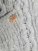 Barbour Hat + Scarf Grey Women Design Braids 2