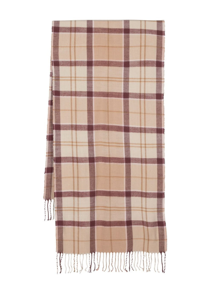 Barbour Women's Checked Hat + Scarf 1