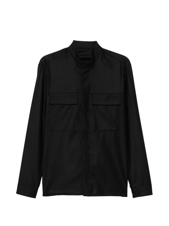Low Brand Camicia Nero Uomo 1
