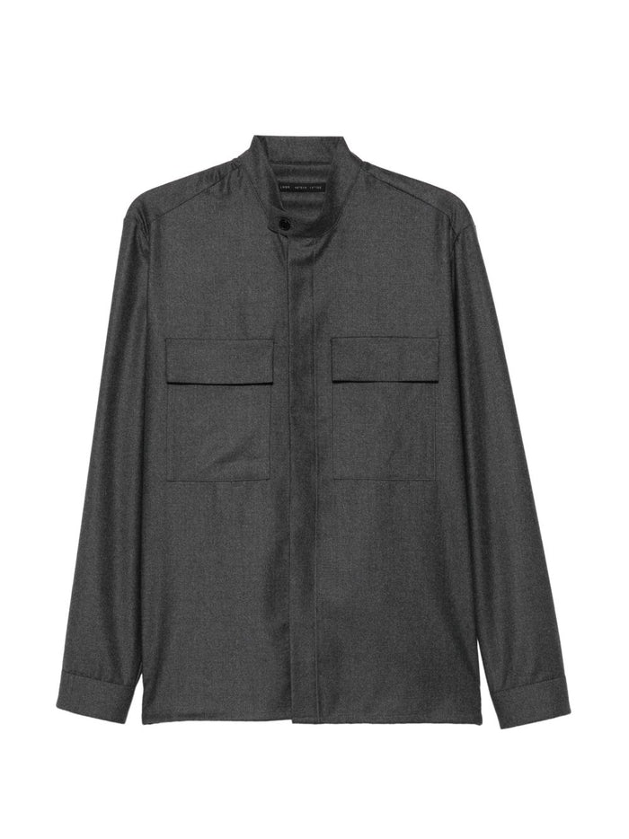 Low Brand Camicia Grigio Uomo 1