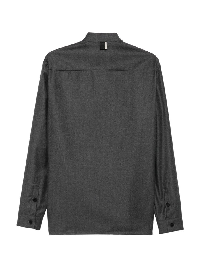 Low Brand Camicia Grigio Uomo 2