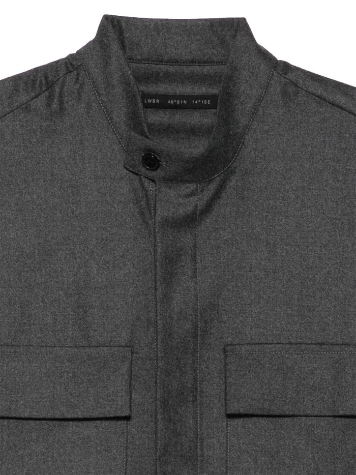 Low Brand Camicia Grigio Uomo 3