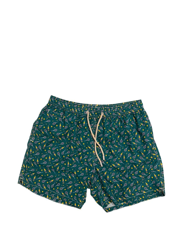 Mc2 Saint Barth Boxer Lighting Tennis Uomo Verde 1